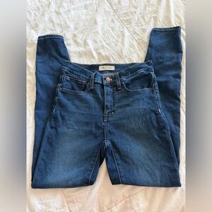 Madewell Women's Dark Blue Skinny Jeans